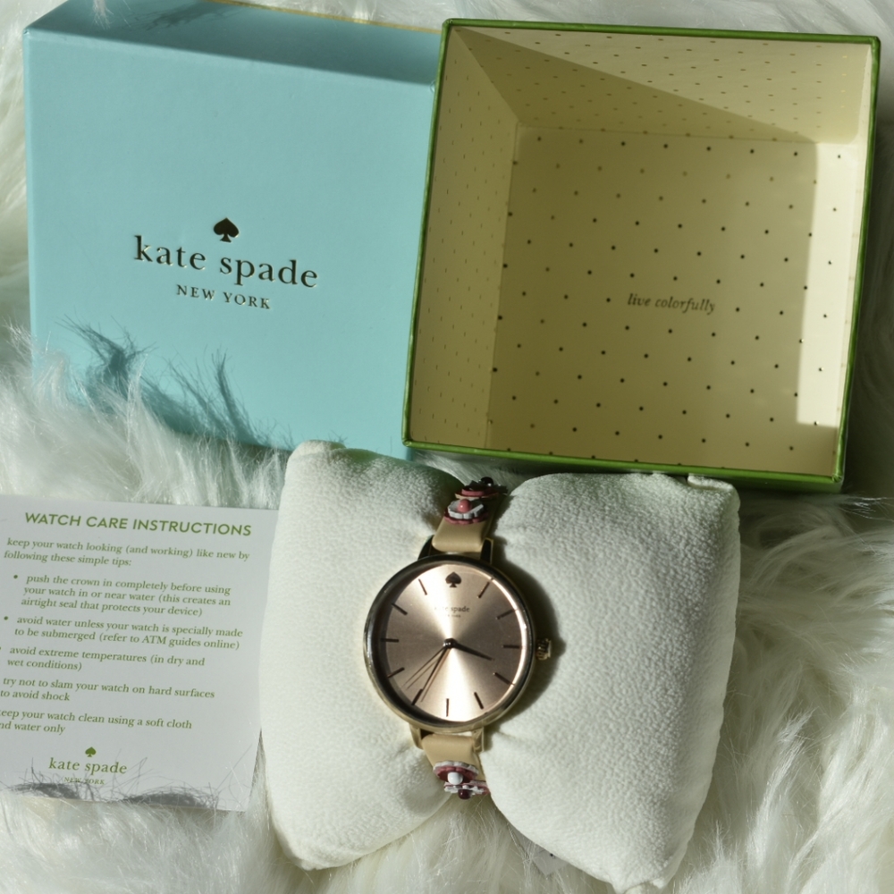 New with Tag Women Kate Spade Rose Gold Watch